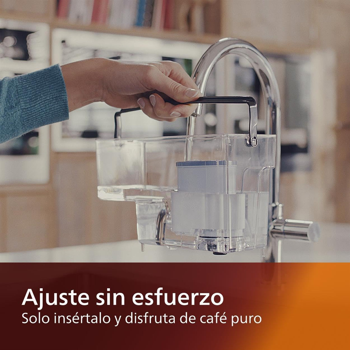 Philips Kitchen Appliances Philips Aquaclean Original Calc and Water Filter, No Descaling up to 5,000 Cups, Reduces Formation of Limescale, 1 Aquaclean Filter, (CA6903/10)